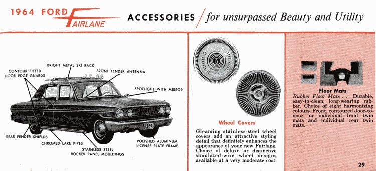 1964 Ford Fairlane Owners Manual Page 2